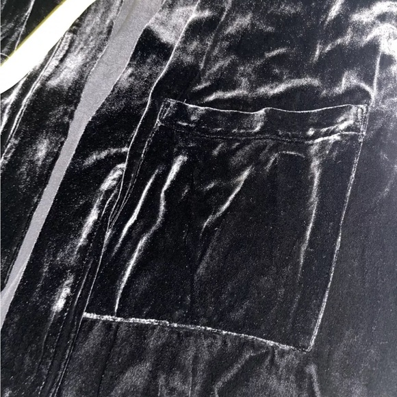 Eileen Fisher High Collar Long  Jacket SVelvet Size Small NWT -$438 - Picture 6 of 12